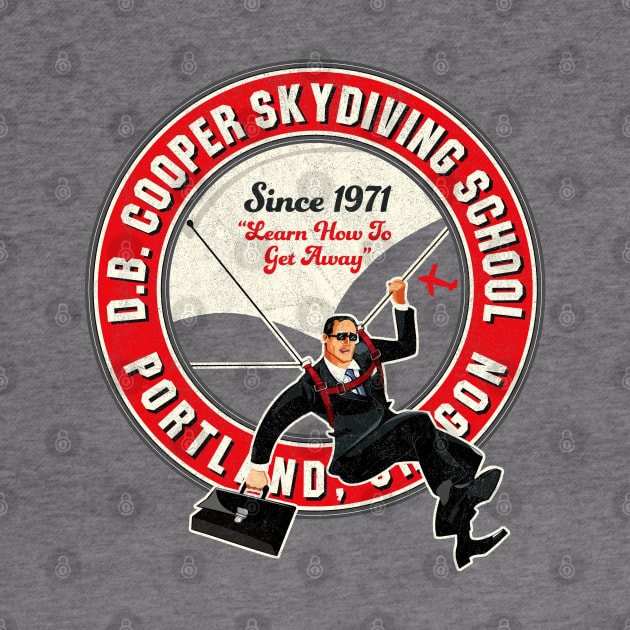 DB Cooper Skydiving School by Alema Art